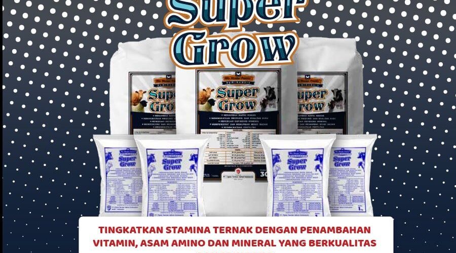 Premix Super Grow, Vitamin Kambing Biar Cepat Besar