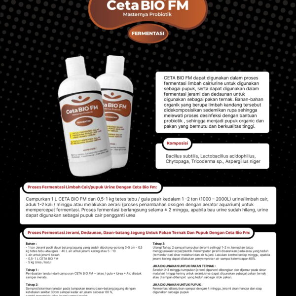 Brosur Probiotik Ceta Bio FM